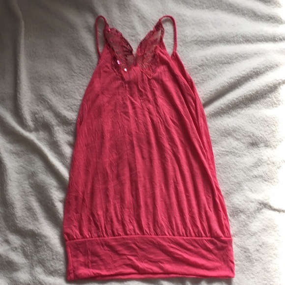 🦋 Hot pink braided straps butterfly blouse 🦋 - Picture 6 of 8